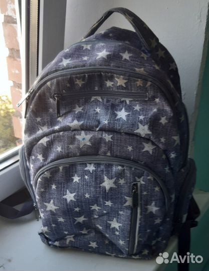 Школьный рюкзак отличного качества, 7 карманов