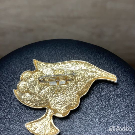 Винтажная Брошь Цветы Сделано В СССР