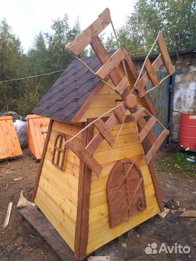Мельница для сада декор