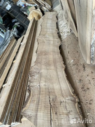 Слэб спил кап необрезная доска