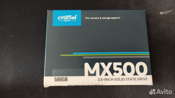 SSD накопитель Crucial MX500 500Гб