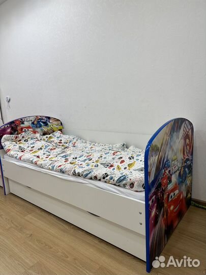 Детская кровать с фотопечатью 80*160