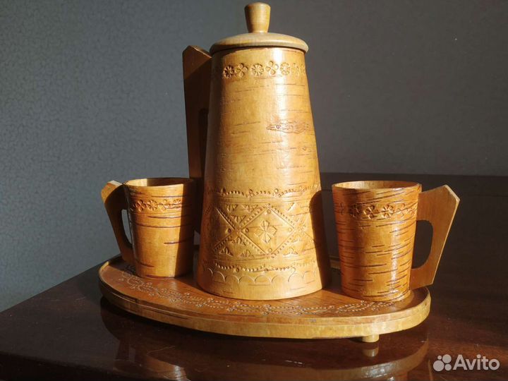 Сервиз из бересты