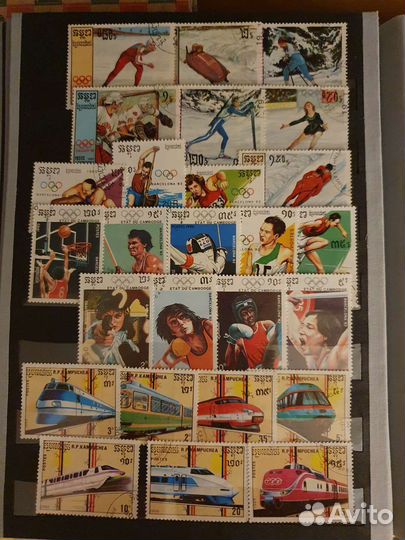 Зарубежные марки разной тематики