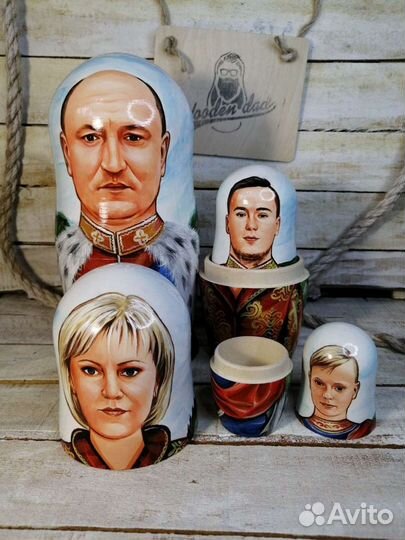 Изготовление супер матрешек по фото ручная работа