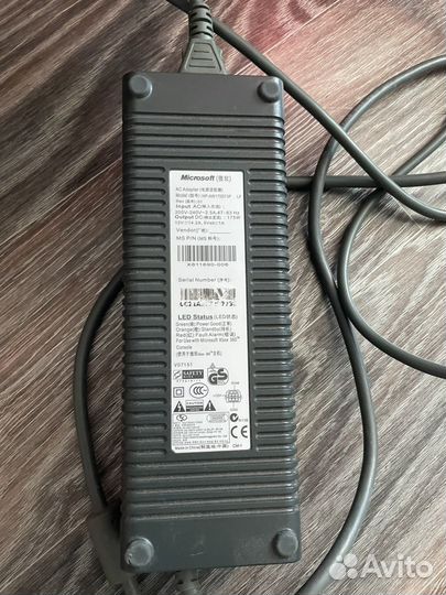 Блок питания Xbox 360 FAT 12V-14.2A