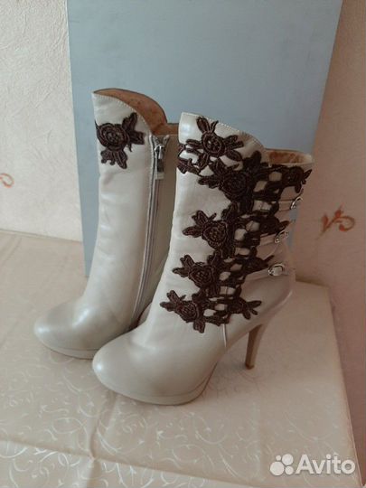 Сапоги на каблуке (осень,весна)