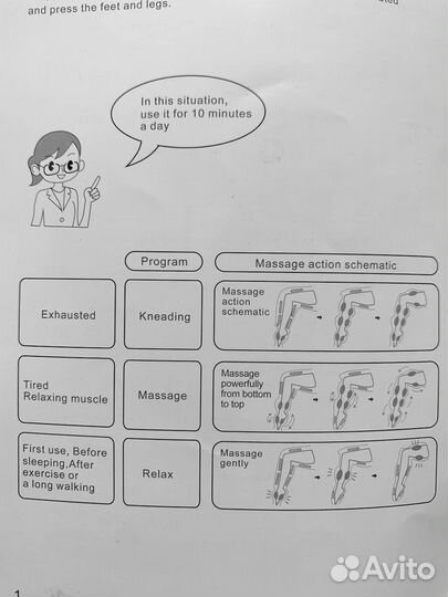 Компрессионный (лимфодренажный) массажер для ног