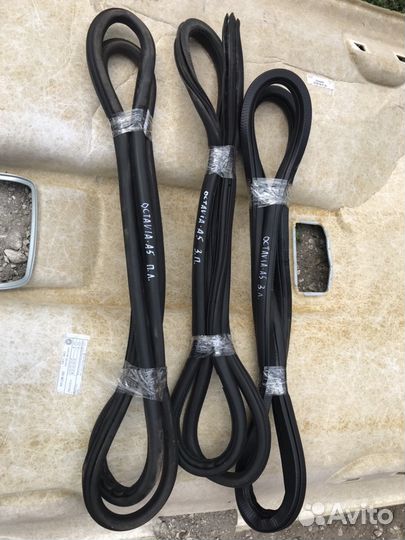 Skoda Octavia A5 уплотнитель двери стекла