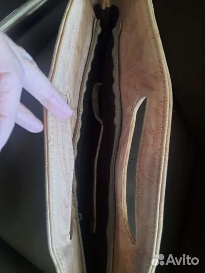 Cумка натуральная кожа бежевая Nina Begech