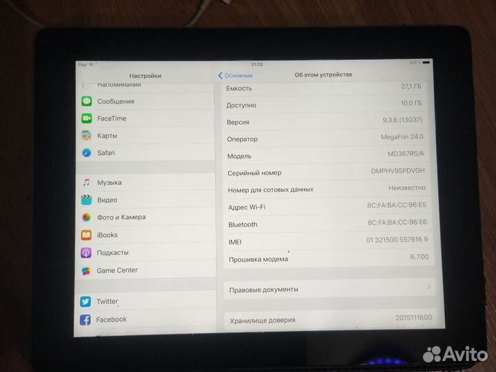 Планшет Apple iPad 3