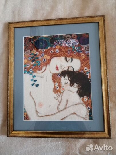 Картина(вышивка гладью) 