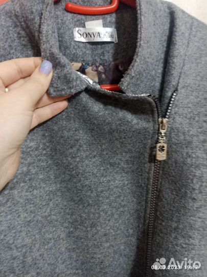 Пальто для девочки демисезонное