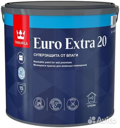 Краска Tikkurila Euro extra 20