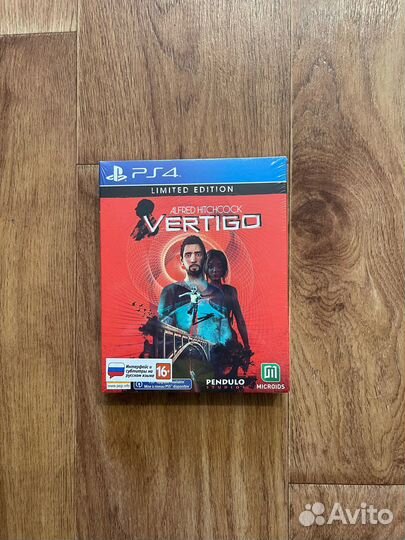 Alfred Hitchcock Vertigo для Sony ps4. Диск новый