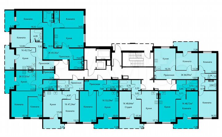 3-к. квартира, 85 м², 17/17 эт.