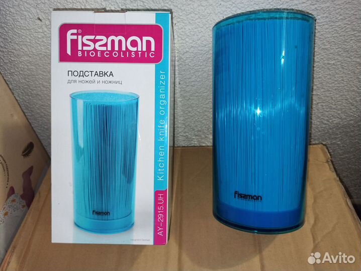 Подставка для кухонных ножей и ножниц Fissman