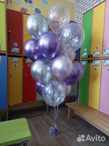 Фонтан из шаров на праздник