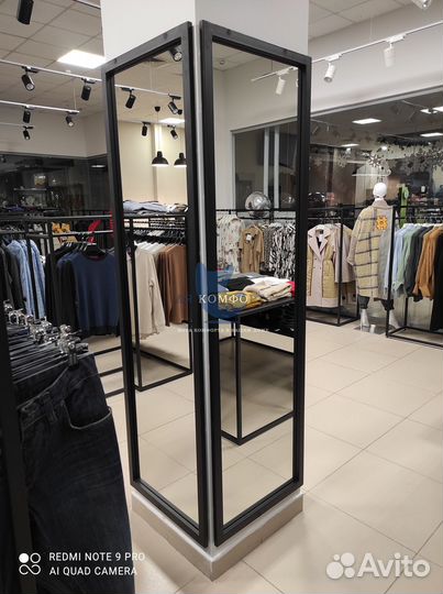 Зеркало в стиле лофт