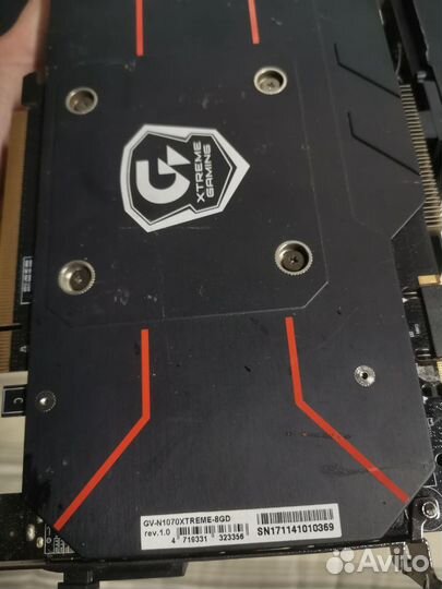 Видеокарта gtx 1070 8gb