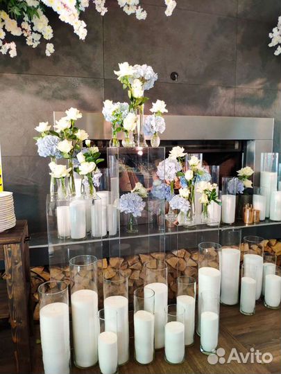 Насыпные свечи аренда большое количество