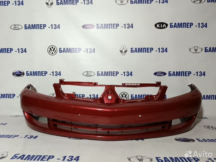 Бампер передний mitsubishi lancer 9 красный