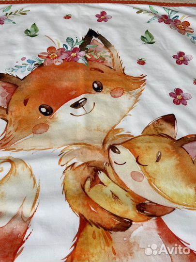 Детское покрывало ручная работа