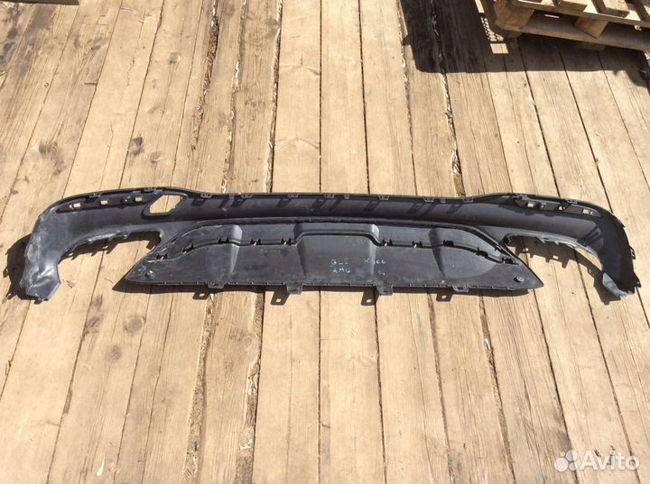 Юбка заднего бампера mercedes-benz GLE