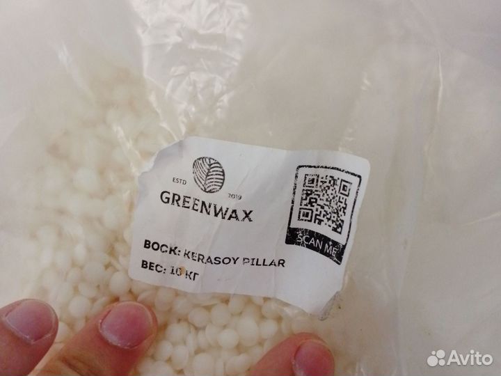 Соевый воск для формовых свечей 4 кг