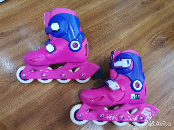 Роликовые коньки и скейт на девочку