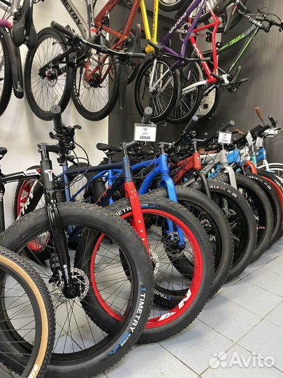 Велосипед фэтбайк на гидравлике