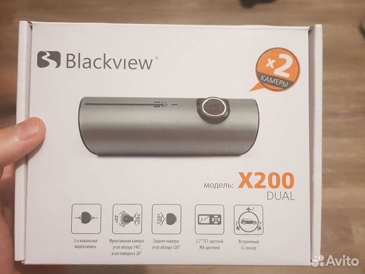 Видеорегистратор с двумя камерами+ карта памяти 32