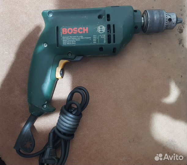 Дрель ударная bosch psb 500r
