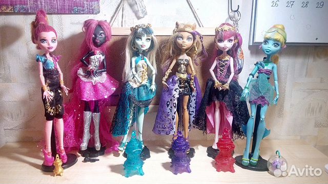 Куколки принцессы диснея, Monster High, Winx