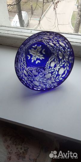 Ваза хрустальная хрусталь