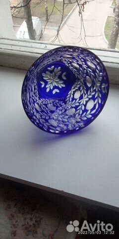 Ваза хрустальная хрусталь