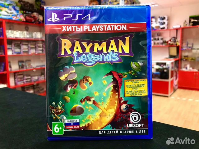Диск PS4 Rayman Legends (Новый)
