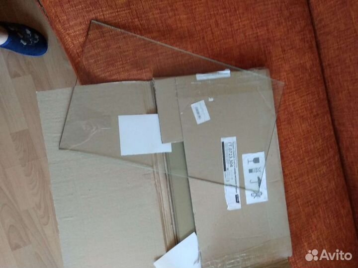 Стеклополки 3 шт 33.5х56.5