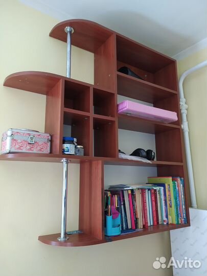 Компьютерный стол бу с полкой