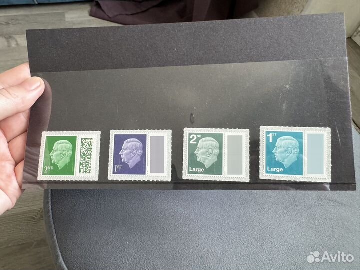 Марки почтовые Великобритания Карл III Чарльз 2023