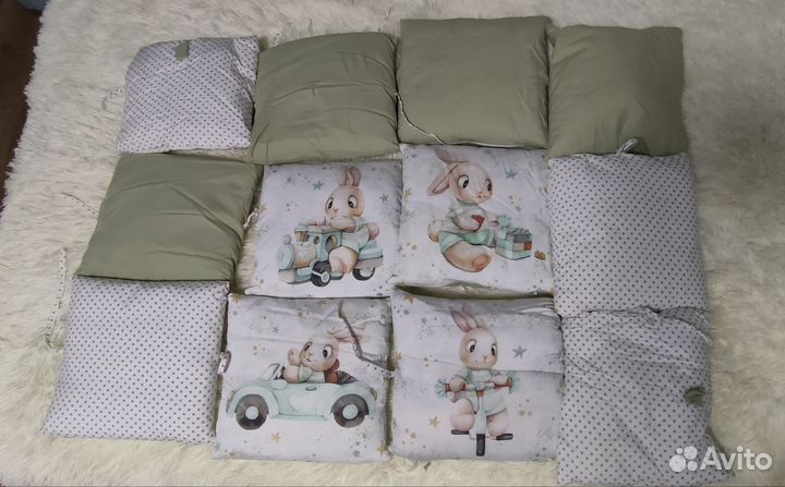 Комплект подушек для детской кроватки