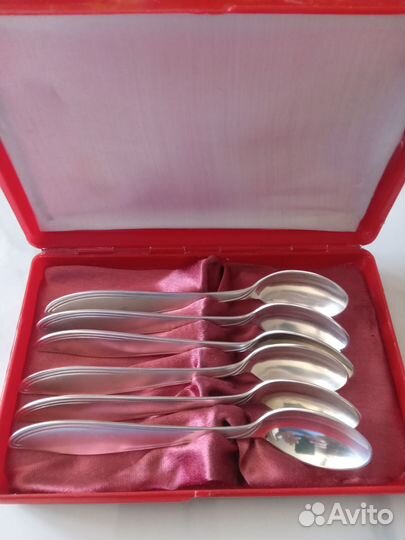 Чайные мельхиоровые ложки