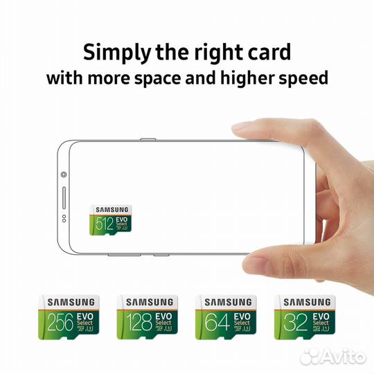 Новая USA samsung 256GB 100MB/s (U3) microsdxc EVO