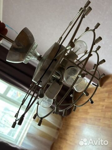 Хрустальная люстра СССР винтажная