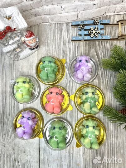 Мыло ручной работы Дракон в мини куполе