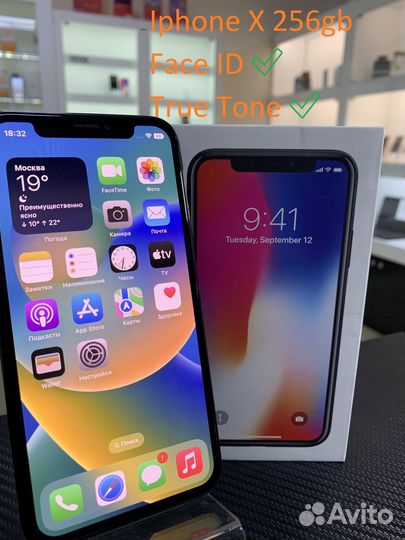 Телефон iPhone x256gb Идеал