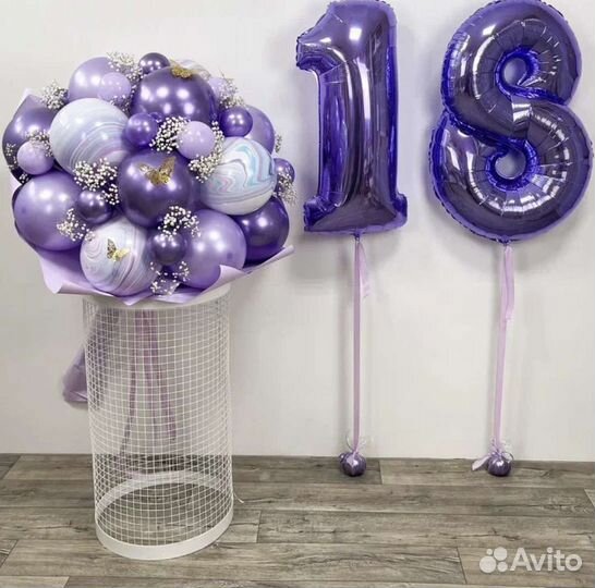 Букет из воздушных шаров