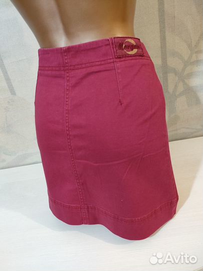 42 Юбка Morgan новая джинсовая фуксия y2k Франция