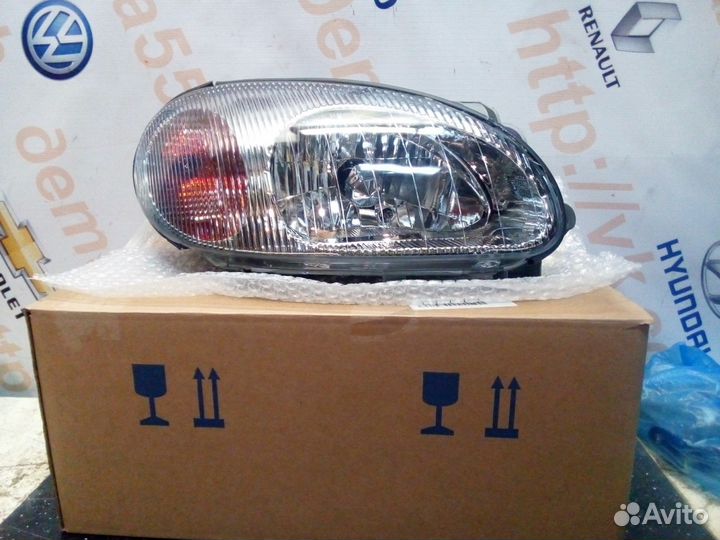 Фара новая Chevrolet Lanos Заз шанс Сенс