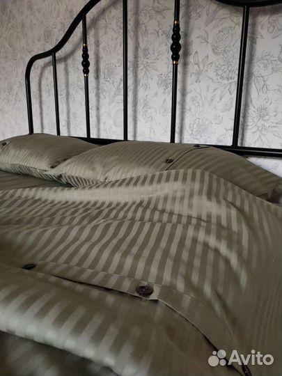 Постельное бельё комплект 2 спальный сатин новый